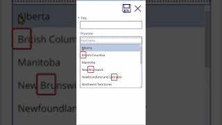 Enable substring search in PowerApps edit form combo box [upl. by Aala]