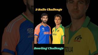 JASPRIT BUMRAH VS PAT CUMMINS 3 BALLS CHELLENG REAL CRICKET 24 cricket shrots [upl. by Chadwick]