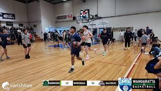 Echuca Junior Basketball Tournament 2024  U18 Boys 1 WARRIORS VS WODONGA [upl. by Thgiwd]