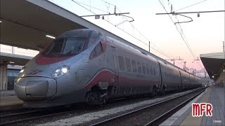 L ETR 600 FRECCIARGENTO arriva a PISA CENTRALE ETR 60012 effettua il FIUMICINO  GENOVA e vv [upl. by Ainigriv62]