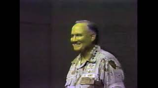 West Point Cadet Invites General Schwarzkopf to Have a Beer 1991 [upl. by Lewap]