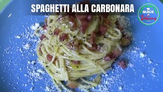 The Famous Spaghetti Alla Carbonara  Just whip up all ingredients and enjoy a tasteful meal [upl. by Brown]