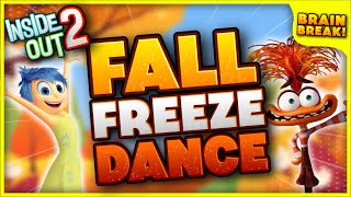 Inside Out Fall Freeze Dance  Autumn Brain Break  Just Dance  Danny Go Noodle [upl. by Ordisi793]