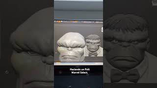 Joe fixit 3D zbrush hulk joefixit marvel 3dprinting elcustomizadormarvel [upl. by Yennep]