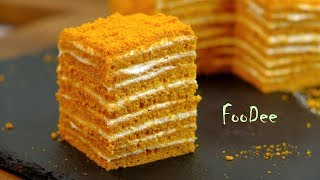 МЕДОВИК за 30 минут  Простой рецепт без раскатки коржей  Honey Cake recipe [upl. by Nawrocki]