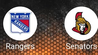 NY Rangers VS Ottawa Senators LIVE STREAM Continued [upl. by Einuj]