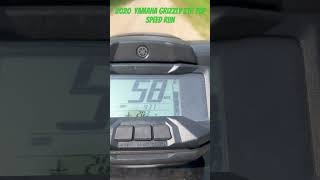 Top speed run 2021 Yamaha Grizzly XTR [upl. by Pierrette]