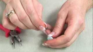 How to Make a Simple Loop  Beading Tutorial [upl. by Derwood]