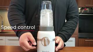 Starfrit 24303 Electric Personal Blender DEMO [upl. by Kanya757]