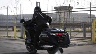 Honda Goldwing F6b bagger Cobra Exhaust Sound  Mutu Moto [upl. by Cutter]