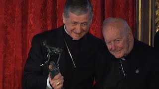 Cardinal McCarrick Honored for Helping the Church [upl. by Demah]