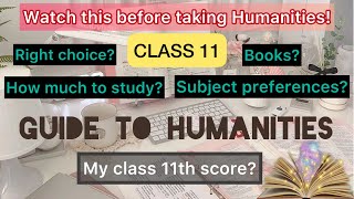 HUMANITIES STREAM GUIDE FOR CLASS 11  Humanitiesarts subjects books syllabus 202122  My score [upl. by Nirual]