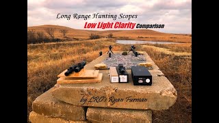 Long Range Hunting Scopes Low Light Clarity Comparison [upl. by Ahsed779]