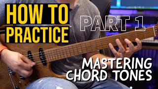 HOW TO PRACTICE  PART 1  Mastering Chord Tones for Changes Playing  TOM QUAYLE LESSON [upl. by Vod]