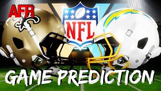 GAME PREDICTION New Orleans Saints vs Los Angeles Chargers  Can Saints Break Their Losing Streak [upl. by Egwan]