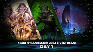 Xbox  gamescom 2024 Live From the Showfloor Day 1 [upl. by Nihsfa403]