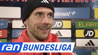 Fan brüllt Goretzka an  der reagiert genial [upl. by Emelia]