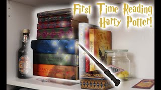 Reading Harry Potter for the FIRST TIME  Harry Potter Reading Vlog [upl. by Noinatrad]