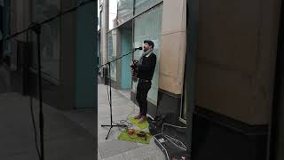 Dublin busker The Fields Of Athenry [upl. by Lomaj723]