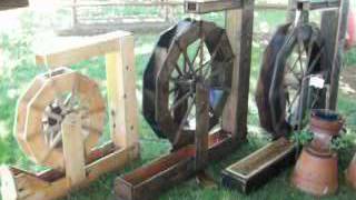 wooden water wheels [upl. by Nemrac]