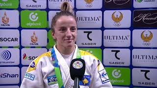 52kg JudoWorlds bronze medalist  Distria Krasniqi KOS [upl. by Soloman]