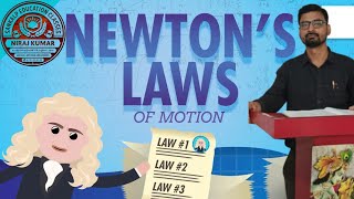 NEWTON LAWS OF MOTIONNEWTON LAWS OF MOTION EXPLAINSANKALP EDUCATION CLASSES science [upl. by Laflam548]