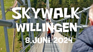 SKYWALK WILLINGEN  GOLDGRUBE KORBACH  SCHLOSS WALDECK EDERSEE 0709062024 [upl. by Humfried]