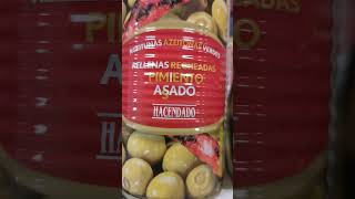 aceitunas con pimiento asado Mercadona [upl. by Gilder]