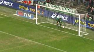 Dejan Stankovic scores a 50 metres goal in GenoaInter 05 [upl. by Annawaj]