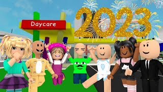 DAYCARE NEW YEAR REWIND  Funny Roblox Moments  Brookhaven 🏡RP [upl. by Adnert]