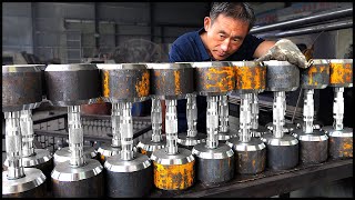 Mass Dumbbells Production Process Amazing Dumbbell Factory [upl. by Cutcheon354]