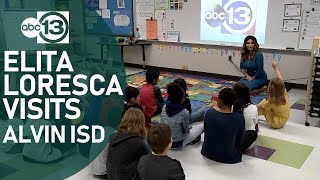 Elita Loresca brings ABC13 to Alvin ISD school [upl. by Lynna]