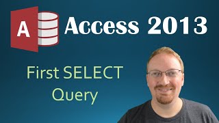 11 First SELECT Query Programming in Microsoft Access 2013 🎓 [upl. by Aronal]