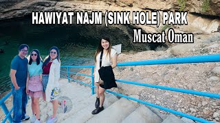 MUSCAT HAWIYAT NAJM SINK HOLE PARK OMAN  TRAVEL VLOG  JUDITH MIXED VLOG [upl. by Euphemia715]