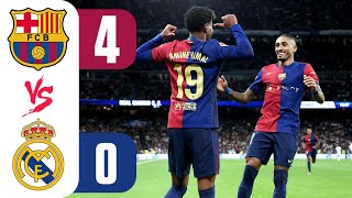 40 Barcelona vs Real Madrid El Clasico 2024 Highlights [upl. by Clie434]