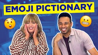 Can YOU guess these movies faster than Corbin Bleu and Melissa Peterman  Pictionary Game Show [upl. by Kernan]