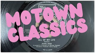 Classic Retro Motown Vinyl Diana Ross  All Of My Life 70s Music Tamla Motown Vintage MotownSoul [upl. by Ahsiryt]