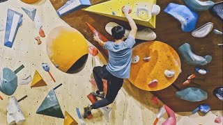 Gym Bouldering  Okinawa D Bouldering [upl. by Ravid]