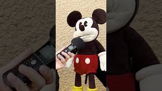 DISNEY TRIVIA with Mickey Mouse caught in 4K Wafellow shorts [upl. by Akitahs]