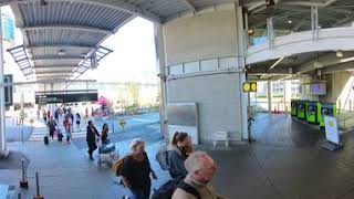 Vancouver Airport  Skytrain  YVRAirport Station  Entrance 360 [upl. by Skylar379]