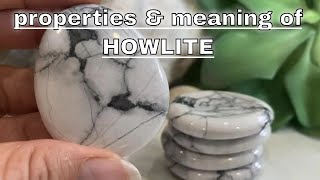 Howlite Meaning Benefits and Spiritual Properties [upl. by Beverie118]