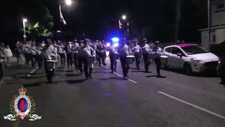 Cloughfern Young Conquerors FB  Ballyclare Protestant Boys FB 20th Anniversary Parade 140924 [upl. by Gaylord]