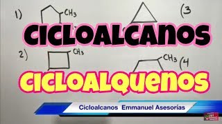 Cicloalcanos y Cicloalquenos Nomenclatura Parte 2 [upl. by Atineg]