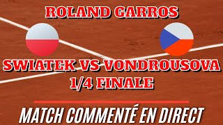 PAOLINI  ANDREEVA Roland Garros  12 FINALE Commenté no streaming [upl. by Akahc]