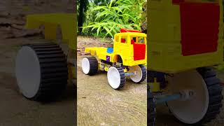 Homemade Heavy truck with DC motor  Remote control truck DC motor  DC motor project Remote Truck [upl. by Richter]