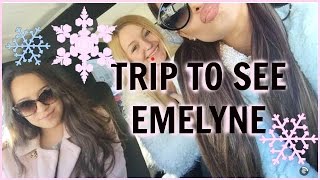 TRIP TO SEE EMELYNE VLOG BEHIND THE SCENES OF CHRISTMAS COLLAB [upl. by Keelby]