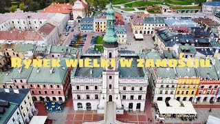 Zamość Rynek Wielki z lotu drona DJI Mini2 4K [upl. by Hurff]