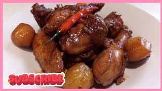 Adobong Manok na may Patatas  Chicken Adobo With Potato OFW [upl. by Seema189]