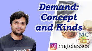 Concept and Kinds of Demand in Hindi [upl. by Veronike]