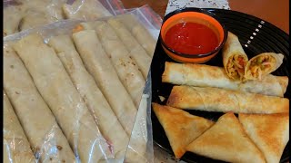 OVEN BAKED VEGGIES CHICKEN SPRING ROLLS SAMOSASHEALTHY RAMZAN IFTAR PARTY SNACKS  HOW TO [upl. by Concettina]